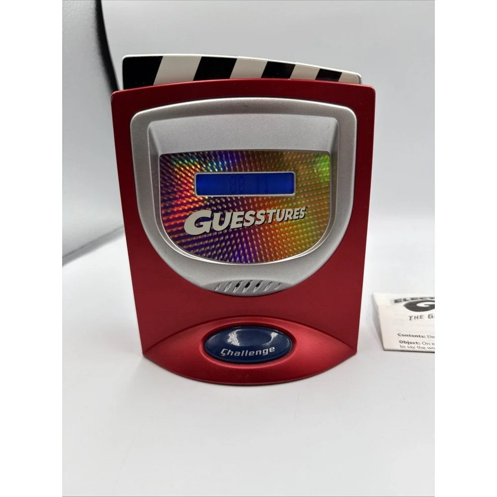 Guesstures Electronic Handheld Game TESTED WORKS Hasbro 2005 Charades
